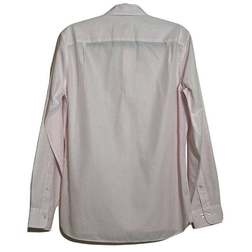 BROOKS BROTHERS Red Fleece Men’s M Pink Checked Shirt - Picture 2 of 5